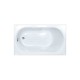 Ορθογώνια Μπανιέρα Ακρυλική Gloria 536 Sanitec 120x70x60cm Ορθογώνια Μπανιέρα Ακρυλική Gloria 536 Sanitec 120x70x60cm