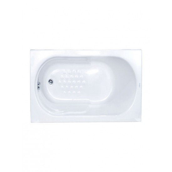 Ορθογώνια Μπανιέρα Ακρυλική Gloria 522 Sanitec 125x70x60cm Ορθογώνια Μπανιέρα Ακρυλική Gloria 522 Sanitec 125x70x60cm