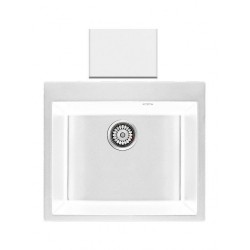 Ένθετος Νεροχύτης Γρανιτένιος Συνθετικός 60x50 Sanitec Classic 331 με 1 Γούρνα Metallic Ice