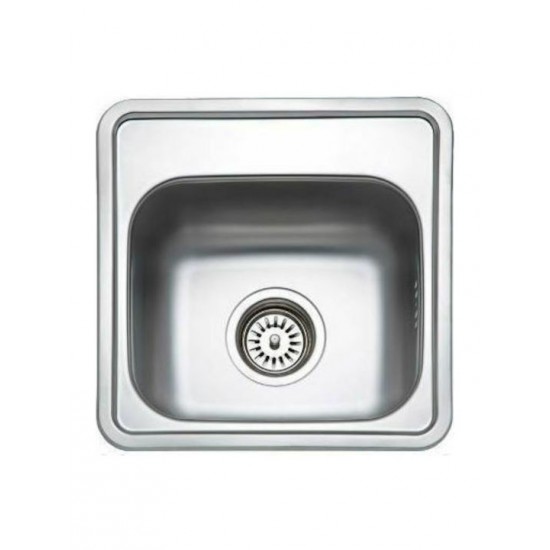 Νεροχύτης Ένθετος Ανοξείδωτος Fortinox Valley 25038-110 38x38 Inox Σατινέ Νεροχύτης Ένθετος Ανοξείδωτος Fortinox Valley 25038-110 38x38 Inox Σατινέ