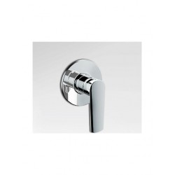 Μίκτης Εντοιχισμού 1 Εξόδου Eurorama Klint Chrome 142055-100 Χρωμέ 