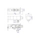 Επιτοίχιο Σετ Μπιντέ La Torre Flush 2 E136005-100 Χρωμέ Επιτοίχιο Σετ Μπιντέ La Torre Flush 2 E136005-100 Χρωμέ
