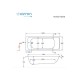 Μπανιέρα Ευθύγραμμη Carron Profile Carronite 462C 170x70 Μπανιέρα Ευθύγραμμη Carron Profile Carronite 462C 170x70