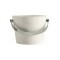 Επικαθήμενος Νιπτήρας Πορσελάνης 30x30cm Scarabeo Bucket 8801-300 Λευκός