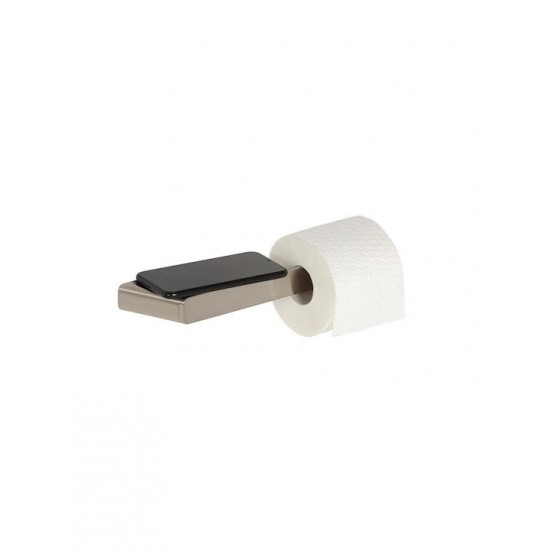 Χαρτοθήκη Επιτοίχια με Εταζέρα Geesa Shift 9924-110 Inox Matt Χαρτοθήκη Επιτοίχια με Εταζέρα Geesa Shift 9924-110 Inox Matt