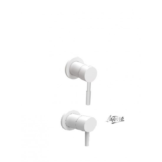 Μίκτης Εντοιχισμού 3 εξόδων La Torre New Tech White Matt 12151N-300