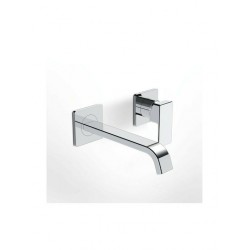 Μπαταρία Νιπτήρος Εντοιχισμού La Torre Profili Plus Chrome 46200-100 Χρωμέ 