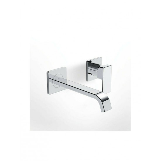 Μπαταρία Νιπτήρος Εντοιχισμού La Torre Profili Plus Chrome 46200-100 Χρωμέ 