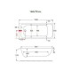 Μπανιέρα Ευθύγραμμη Carron Profile Carronite 463C 160x70 Μπανιέρα Ευθύγραμμη Carron Profile Carronite 463C 160x70