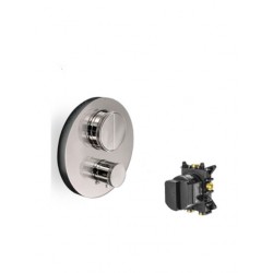 Almar Thermo Θερμοστατικός Μίκτης Εντοιχισμού 2 Εξόδων και Κιτ Εντοιχισμού E176632-110 E134001 Inox