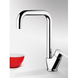 Μπαταρία Κουζίνας Αναμεικτική Ψηλή Eurorama Viva 143517-100 Με Ψηλό Περιστρεφόμενο Ρουξούνι