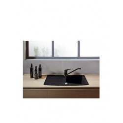 Μπαταρία Κουζίνας Χαμηλή Ferro Freya Με Περιστρεφόμενο Ρουξούνι BFR4B Graphite Black