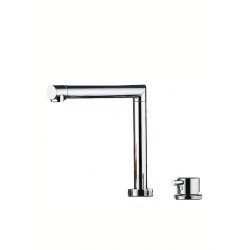 Μπαταρία Κουζίνας Πάγκου Armando Viacario 10530-100 Βυθιζόμενη Χρωμέ