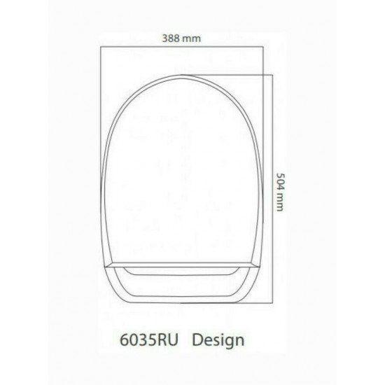 Λεκάνη Κρεμαστή Πορσελάνης GSI Norm Swirlflush 50 εκ. με κάλυμμα USPA White 8616-300 + 6035RU