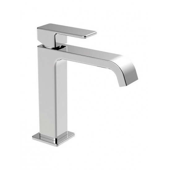 Μπαταρία Νιπτήρος La Torre Profili Plus Chrome 46001-100 Χρωμέ Με Βαλβίδα Clic-Clac