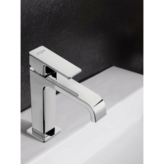 Μπαταρία Νιπτήρος La Torre Profili Plus Chrome 46001-100 Χρωμέ Με Βαλβίδα Clic-Clac