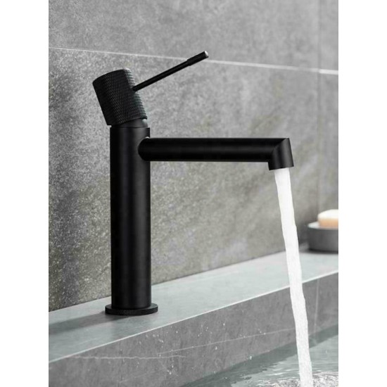 Μπαταρία Νιπτήρος Orabella Terra 10184 Black Matt Με Βαλβίδα Clic Clac Μπαταρία Νιπτήρος Orabella Terra 10184 Black Matt Με Βαλβίδα Clic Clac