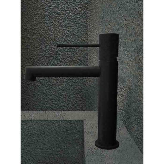 Μπαταρία Νιπτήρος Orabella Terra 10184 Black Matt Με Βαλβίδα Clic Clac Μπαταρία Νιπτήρος Orabella Terra 10184 Black Matt Με Βαλβίδα Clic Clac