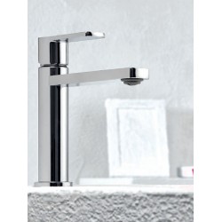 Μπαταρία Νιπτήρος Armando Vicario Glam Chrome 610010-100 Χρωμέ Με Βαλβίδα Clic-Clac 