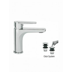 Μπαταρία Νιπτήρος Αναμεικτική Total Optima Modea με Βαλβίδα Clic-Clack 00-2501/1 Χρωμέ