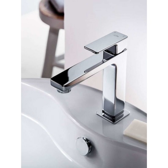Μπαταρία Νιπτήρος La Torre Profili Chrome 45001-100 Χρωμέ Με Βαλβίδα Clic-Clac Μπαταρία Νιπτήρος La Torre Profili Chrome 45001-100 Χρωμέ Με Βαλβίδα Clic-Clac