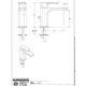 Μπαταρία Νιπτήρος Eurorama Quadra Chrome 144310-100 Χρωμέ Μπαταρία Νιπτήρος Eurorama Quadra Chrome 144310-100 Χρωμέ