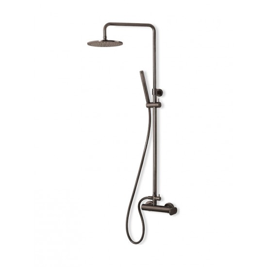 Στήλη Ντουζ 2 Εξόδων Armando Vicario Slim Black Brushed 500065-410 Στήλη Ντουζ 2 Εξόδων Armando Vicario Slim Black Brushed 500065-410
