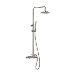 Στήλη Ντουζ 2 Εξόδων Eurorama Eletta Tecno Ιnox Finish 167065-110