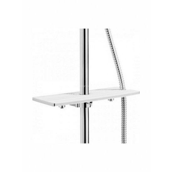 Στήλη Ντους με Μπαταρία 113cm Algeo Ferro NP74-BAQ7U Χρωμέ
