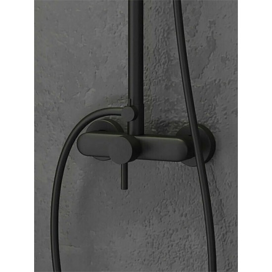 Στήλη Ντουζ με Μπαταρία Karag Artemis CF031M-NR Μαύρο Ματ
