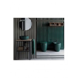 Επικαθήμενος Νιπτήρας Πορσελάνης 39x39cm Scarabeo Glam 1807-900 Musk Green Επικαθήμενος Νιπτήρας Πορσελάνης 39x39cm Scarabeo Glam 1807-900 Musk Green