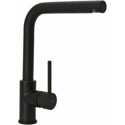 Μπαταρία Νεροχύτη Ψηλή Modea Line Με Υψηλό Περιστρεφόμενο Ρουξούνι 00-2080/B Μαύρη