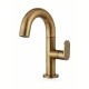 Μπαταρία Νιπτήρα Αναμεικτική Armando Vicario Slim Natural Brass 500010-225 Bronze Με Βαλβίδα Κλικ-Κλακ