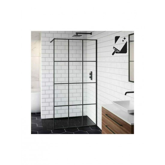 Διαχωριστικό Ντουζιέρας Colorado Cine 80x200cm Walk-In Decor Black Διαχωριστικό Ντουζιέρας Colorado Cine 80x200cm Walk-In Decor Black
