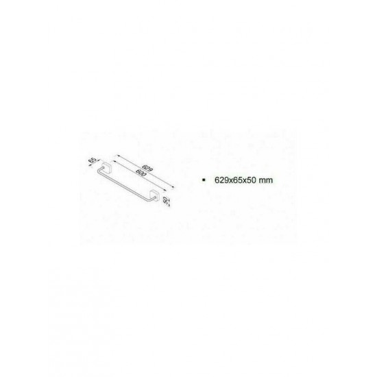 Πετσετοκρεμάστρα 60cm Geesa Standard - Hotelia Chrome 2707/60 Χρωμέ Πετσετοκρεμάστρα 60cm Geesa Standard - Hotelia Chrome 2707/60 Χρωμέ