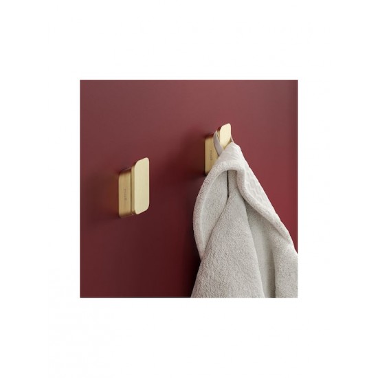 Άγκιστρο Μονό Επιτοίχιο Geesa Shift 9967-201 Gold Brushed (Χρυσό Ματ) Άγκιστρο Μονό Επιτοίχιο Geesa Shift 9967-201 Gold Brushed (Χρυσό Ματ)