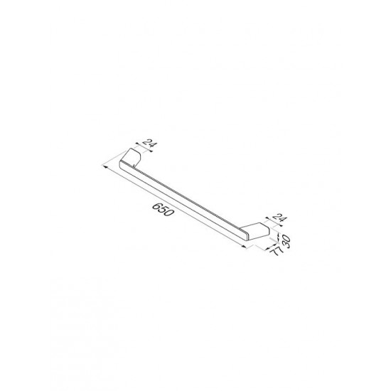 Πετσετοκρεμάστρα Μονή 60 εκ. Geesa Shift Brushed Gold 9907/60-201 Πετσετοκρεμάστρα Μονή 60 εκ. Geesa Shift Brushed Gold 9907/60-201