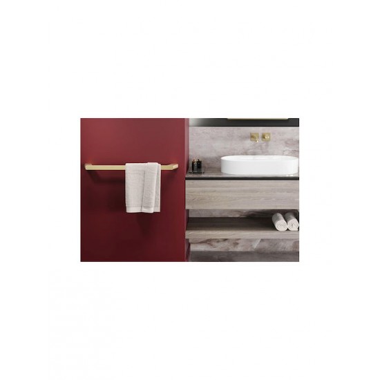 Πετσετοκρεμάστρα Μονή 60 εκ. Geesa Shift Brushed Gold 9907/60-201 Πετσετοκρεμάστρα Μονή 60 εκ. Geesa Shift Brushed Gold 9907/60-201