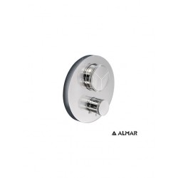 Almar Thermo Θερμοστατικός Μίκτης Εντοιχισμού 3 Εξόδων και Κιτ Εντοιχισμού E176633-100 E134001 Χρωμέ