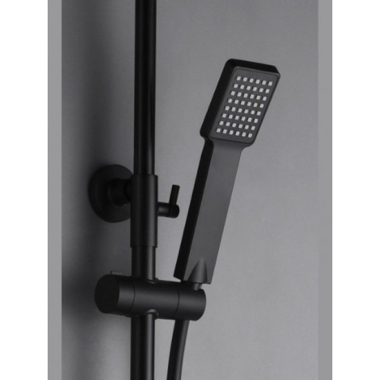 Στήλη Ντουζ 2 Εξόδων Excel Karratu Black Matt 170125312 Μαύρο Ματ Στήλη Ντουζ 2 Εξόδων Excel Karratu Black Matt 170125312 Μαύρο Ματ