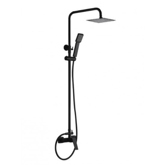 Στήλη Ντουζ 2 Εξόδων Excel Karratu Black Matt 170125312 Μαύρο Ματ Στήλη Ντουζ 2 Εξόδων Excel Karratu Black Matt 170125312 Μαύρο Ματ