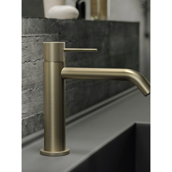 Μπαταρία Νιπτήρα με Βαλβίδα Teorema Lab 323511 Soft Brass Μπαταρία Νιπτήρα με Βαλβίδα Teorema Lab 323511 Soft Brass