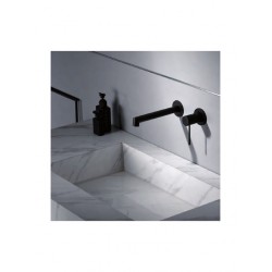 Μπαταρία Νιπτήρα Εντοιχισμού Αναμεικτική Excel Viento Black Matt 170135512 Μαύρο Ματ