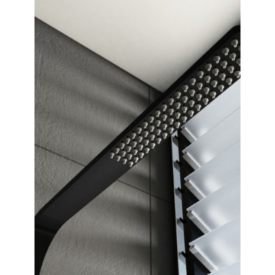 Στήλη Ντουζ 2 Εξόδων Excel Alegria Black Matt 173135101 Μαύρο Ματ Στήλη Ντουζ 2 Εξόδων Excel Alegria Black Matt 173135101 Μαύρο Ματ