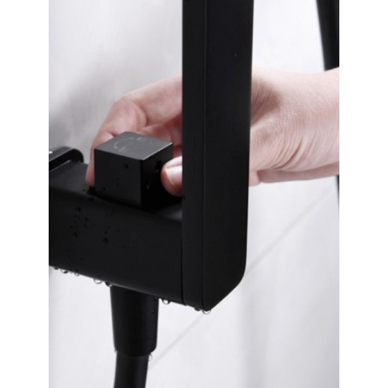 Στήλη Ντουζ 2 Εξόδων Excel Alegria Black Matt 173135101 Μαύρο Ματ Στήλη Ντουζ 2 Εξόδων Excel Alegria Black Matt 173135101 Μαύρο Ματ