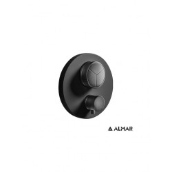 Almar Thermo Θερμοστατικός Μίκτης Εντοιχισμού 3 Εξόδων και Κιτ Εντοιχισμού E176633-400 E134001