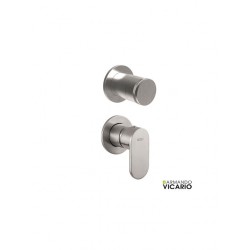 Μίκτης Εντοιχισμού 2 Εξόδων Με Εκτροπέα Armando Vicario Slim Inox