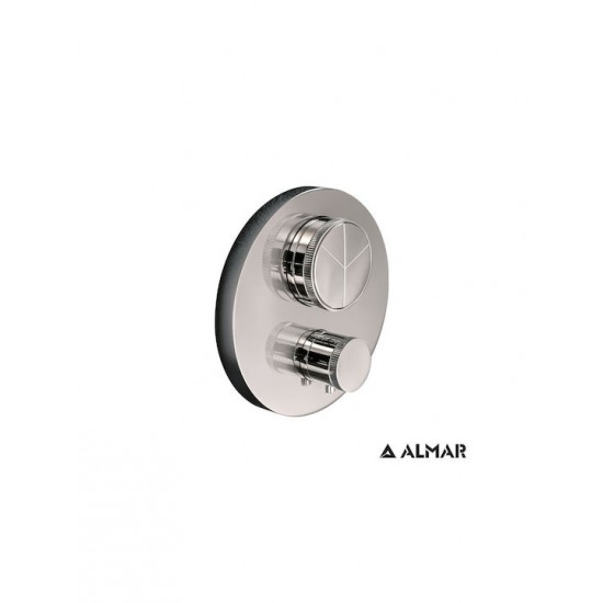 Almar Thermo Θερμοστατικός Μίκτης Εντοιχισμού 3 Εξόδων και Κιτ Εντοιχισμού E176633-110 E134001 Inox Almar Thermo Θερμοστατικός Μίκτης Εντοιχισμού 3 Εξόδων και Κιτ Εντοιχισμού E176633-110 E134001 Inox