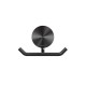 Επίτοιχο Άγκιστρο Διπλό Geesa Opal 7215-411 Black Brushed Επίτοιχο Άγκιστρο Διπλό Geesa Opal 7215-411 Black Brushed
