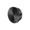 Άγκιστρο Μονό Επιτοίχιο Φ5,4 εκ. Geesa Opal 7245-411 Black Brushed